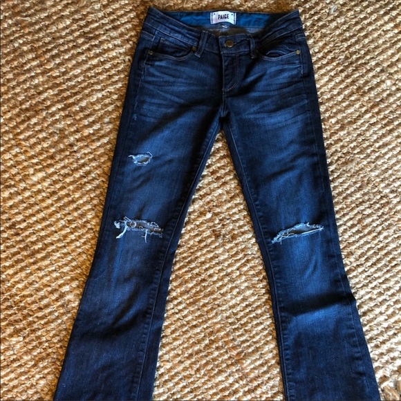PAIGE Jeans Skyline Hartley distressed Size 25” - Picture 1 of 8